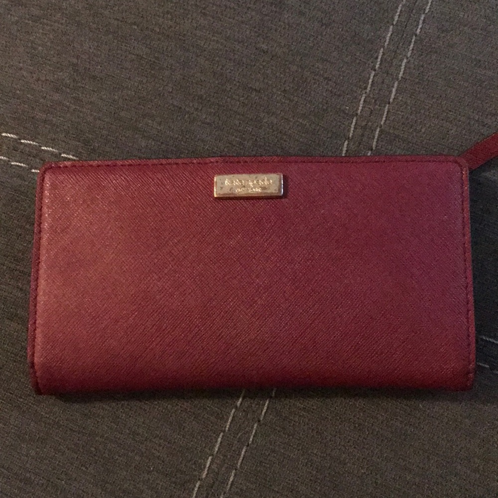 Kate Spade Burgundy wallet!